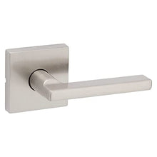 Load image into Gallery viewer, Kwikset Halifax Passage Door Lever for Hall and Closet Doors featuring Microban in Satin Nickel