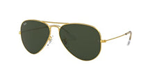 Load image into Gallery viewer, Ray-Ban unisex adult Rb3025 Classic Sunglasses, Gold/Grey Green, 55 mm US