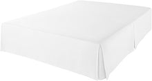 Load image into Gallery viewer, AmazonBasics Pleated Bed Skirt - Queen, Bright White & Lightweight Super Soft Easy Care Microfiber Sheet Set with 16" Deep Pockets - Queen, Bright White