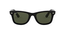 Load image into Gallery viewer, Ray-Ban Unisex-Adult RB4340 Wayfarer Ease Sunglasses, Black/Green, 50 mm