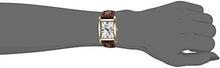 Load image into Gallery viewer, Caravelle Dress Quartz Ladies Watch, Stainless Steel with Brown Leather Strap, Gold-Tone (Model: 44L234)