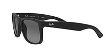 Load image into Gallery viewer, Ray-Ban RB4165 JUSTIN 622/T3 55M Black Rubber/Polarized Grey Gradient Sunglasses For Men For Women