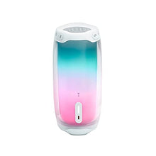 Load image into Gallery viewer, JBL Pulse 4 - Portable Bluetooth Speaker with 360 degrees LED lights, powerful sound and deep bass, IPX7 waterproof, 12 hours of playtime, JBL PartyBoost for multiple speaker pairing (White)