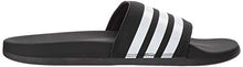 Load image into Gallery viewer, adidas Women's Adilette Comfort Slide Sandal, Black/White/Black, 10 M US