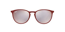 Load image into Gallery viewer, Ray-Ban RB3539 Erika Metal Round Sunglasses, Rubber Bordeaux/Bordeaux Light Flash Grey, 54 mm