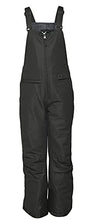 Load image into Gallery viewer, Arctix Kids Insulated Snow Bib Overalls, Black, X-Small