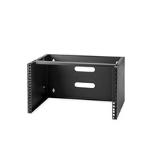 Load image into Gallery viewer, StarTech.com 6U Wall Mount Network Rack - 14 Inch Deep (Low Profile) - 19" Patch Panel Bracket for Shallow Server and IT Equipment, Network Switches - 44lbs/20kg Weight Capacity, Black (WALLMOUNT6)