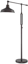 Load image into Gallery viewer, Turnbuckle Industrial Downbridge Floor Lamp LED Oil Rubbed Bronze Adjustable Metal Shade for Living Room Reading Bedroom - Franklin Iron Works