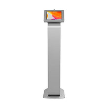 Load image into Gallery viewer, Locking Floor Stand - CTA Premium Locking Floor Stand Kiosk with Heavy-Duty Locking Enclosure and Frame for iPad 7th/ 8th/ 9th Gen 10.2", iPad Pro 11", Surface Go, Galaxy Tab S5E, & More (PAD-PARAFS)