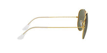 Load image into Gallery viewer, Ray-Ban unisex adult Rb3025 Classic Sunglasses, Gold/Grey Green, 55 mm US