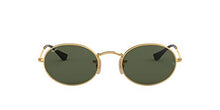 Load image into Gallery viewer, Ray-Ban unisex adult Rb3547n Flat Lens Sunglasses, Gold/Green, 51 mm US