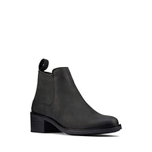 Load image into Gallery viewer, Clarks New Women's Memi Zip Boot Black Leather 10