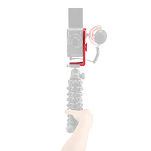 Load image into Gallery viewer, Joby Vert 3K, L-Bracket for Photos and Videos, Combinable with GorillaPod 3K Kit, Table Tripod for Mirrorless and CSC Cameras, Vlogging Camera, Youtuber and TIK Toker Content Creation,Red,JB01684-BWW