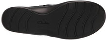 Load image into Gallery viewer, Clarks Women's Cora Rouched Ankle Boot, Black Leather, 9