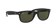 Load image into Gallery viewer, Ray-Ban unisex adult Rb2132 New Wayfarer Sunglasses, Rubber Black/Green, 52 mm US