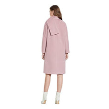 Load image into Gallery viewer, MIEGOFCE Women Elegant V-Neck Double-Breasted Long Wool Blend Coat 2022 Spring Autumn Slim Jacket Cashmere Female Overcoat