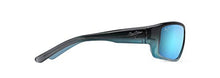 Load image into Gallery viewer, Maui Jim Barrier Reef Wrap Sunglasses, Blue W/Turquoise/Blue Hawaii Polarized, Medium