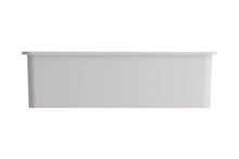 Load image into Gallery viewer, BOCCHI 1362-001-0120 Sotto Undermount Fireclay 32 in. Single Bowl Kitchen Sink with Protective Bottom Grid and Strainer in White