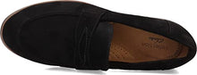 Load image into Gallery viewer, Clarks Women's Trish Rose Loafer, Black Suede, 7.5