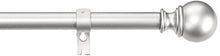 Load image into Gallery viewer, AmazonBasics 1" Curtain Rod with Round Finials - 72" to 144"