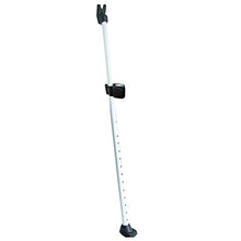 Load image into Gallery viewer, SECURITYMAN 2-in-1 Door Security Bar with Alarm & Sliding Door Stopper Security Bar with 120db Loud Alert Siren - Durable & Rugged Iron, (Protects Against Scratches), White 2021 Model (SECURITYBARS)