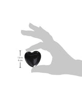 Load image into Gallery viewer, 30mm Hematite Puff Heart Worry Healing Stone