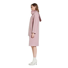 Load image into Gallery viewer, MIEGOFCE Women Elegant V-Neck Double-Breasted Long Wool Blend Coat 2022 Spring Autumn Slim Jacket Cashmere Female Overcoat