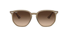 Load image into Gallery viewer, Ray-Ban unisex adult Rb4306 Sunglasses, Opal Beige/Brown Gradient Dark Brown, 54 mm US