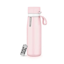 Load image into Gallery viewer, Philips Water GoZero Everyday Insulated Stainless Steel Water Bottle with Philips Everyday Tap Water Filter BPA Free, Transform Tap Water into Healthy Tastier Water Keep Drink Hot/Cold, 18.6 oz, Pink