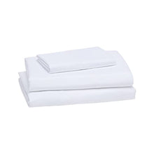 Load image into Gallery viewer, Amazon Basics Lightweight Super Soft Easy Care Microfiber Bed Sheet Set with 14-Inch Deep Pockets - Twin, Bright White