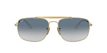 Load image into Gallery viewer, Ray-Ban Unisex-Adult RB3560 The Colonel Sunglasses, Gold/Blue Gradient, 58 mm