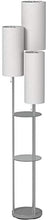 Load image into Gallery viewer, Adesso 4305-22 Trio Floor Lamp, 68.00 x 14.00 x 11.70 inches, Brushed Steel