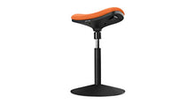 Load image into Gallery viewer, UPLIFT Desk - Crescent Saddle Stool (Orange)