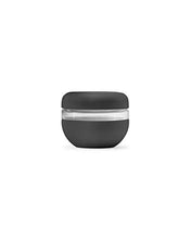 Load image into Gallery viewer, W&P Porter Seal Tight Glass Lunch Bowl Container w/ Lid | Charcoal 16 Ounces | Leak & Spill Proof, Soup & Stew Food Storage, Meal Prep, Airtight, Microwave and Dishwasher Safe, BPA-Free Glass