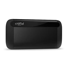 Load image into Gallery viewer, Crucial X8 1TB Portable SSD – Up to 1050MB/s – USB 3.2 – External Solid State Drive, USB-C, USB-A – CT1000X8SSD9