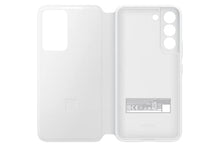 Load image into Gallery viewer, Samsung Electronics Galaxy S22 S-View Flip Cover, Protective Phone Case, Tap Control, Cutting Edge Design, US Version, White, (EF-ZS901CWEGUS)
