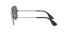 Load image into Gallery viewer, Ray-Ban Unisex-Adult RB3558 Sunglasses, Matte Black Antique/Grey Mirror, 58 mm
