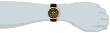 Load image into Gallery viewer, Invicta Men's 90242-003 Invicta I 18k Gold-Plated Stainless Steel Watch with Black Leather Band