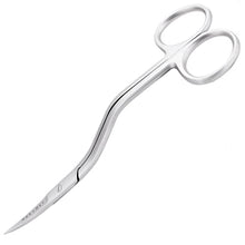 Load image into Gallery viewer, MAKER AND MARKET Applique Long Thin Needlepoint Blade 6.1 Inch - Double Bent Curved Offset Handle Scissors with Sheath Sleeve for Embroidery, Fabric, Thread, Knitting, Sewing, Arts & Craft (Satin)