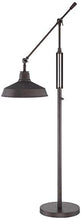 Load image into Gallery viewer, Turnbuckle Industrial Downbridge Floor Lamp LED Oil Rubbed Bronze Adjustable Metal Shade for Living Room Reading Bedroom - Franklin Iron Works