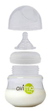 Load image into Gallery viewer, Avima 4 oz Anti Colic Newborn Baby Bottles, BPA Free, Wide Neck with Slow Flow Nipples (Set of 3)