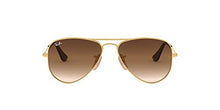 Load image into Gallery viewer, Ray-Ban Junior Unisex-Child RJ9506S Metal Sunglasses, Gold/Brown Gradient, 52 mm