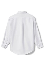 Load image into Gallery viewer, Lands' End School Uniform Boys Long Sleeve Solid Oxford Dress Shirt 14 White