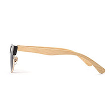 Load image into Gallery viewer, Dockers Men's Tatum Sunglasses Club, Black and Bamboo, 52mm
