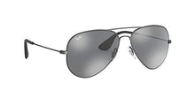 Load image into Gallery viewer, Ray-Ban Unisex-Adult RB3558 Sunglasses, Matte Black Antique/Grey Mirror, 58 mm