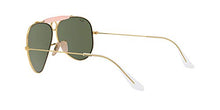 Load image into Gallery viewer, Ray-Ban unisex adult Rb3138 Shooter Sunglasses, Artista Gold/Green, 62 mm US