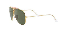 Load image into Gallery viewer, Ray-Ban unisex adult Rb3138 Shooter Sunglasses, Artista Gold/Green, 62 mm US