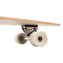 Load image into Gallery viewer, Retrospec Zed Pintail Longboard Skateboard Complete Cruiser | Bamboo & Canadian Maple Wood Cruiser w/Reverse Kingpin Trucks for Commuting, Cruising, Carving & Downhill Riding