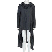Load image into Gallery viewer, Aniywn Women's High Low Long Hoodies Sweatshirts Long Sleeve Pullover Sweater Dress Lightweight Women Cloak Tunic Tops Dark Grey