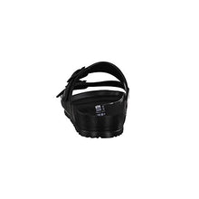 Load image into Gallery viewer, Birkenstock Unisex Arizona Essentials EVA Black Sandals - 45 M EU/14-14.5 B(M) US Women/12-12.5 D(M) US Men
